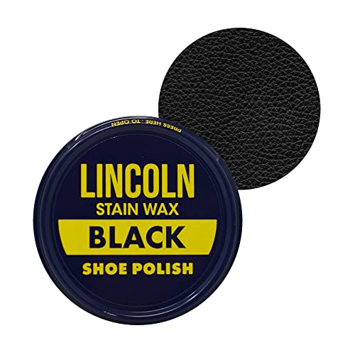 Lincoln Stain Wax Shoe Polish - 2-1/8 Oz (Black) #TOP10