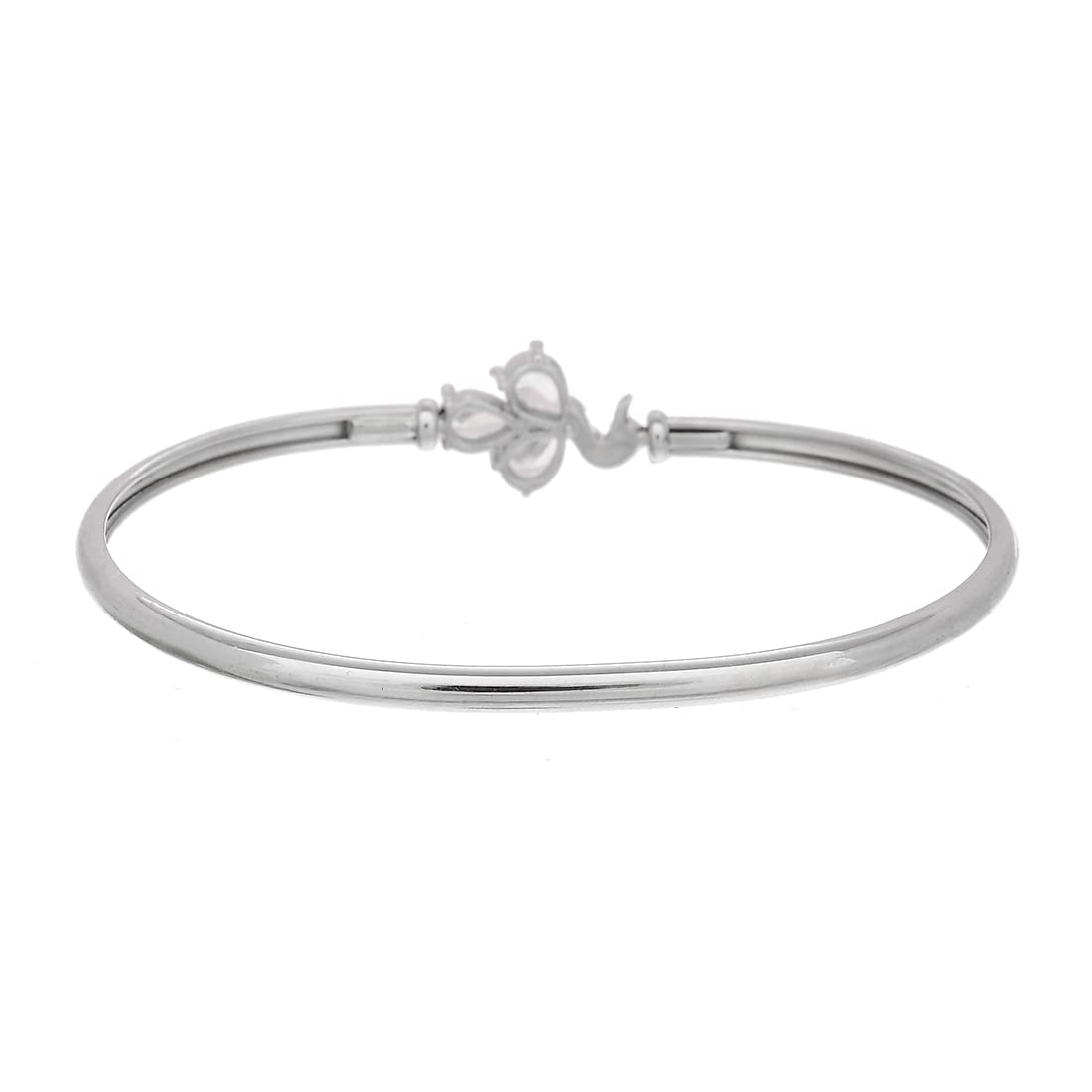 CZ Elegance Floral Teardrop Cut Zircons Bracelet