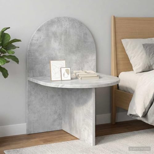 Table de chevet gris béton : la solution contre le désordre dans votre salon - 2