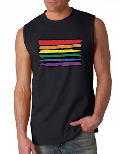 Men Pride LGBT Tank Tops Be You Love Wins Letter Print Shirt Graphic Gay Pride Sleeveless Shirt Tee3