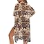 Aztec Southwest Cow Print-brown