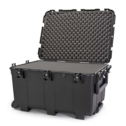 NANUK 976 Wheeled Waterproof Standard Hard Case, Black - with Foam Interior