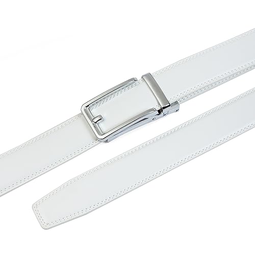 Image of Men's Ratchet Comfort Click Belt -1 3 /8 Leather Dress Belt
