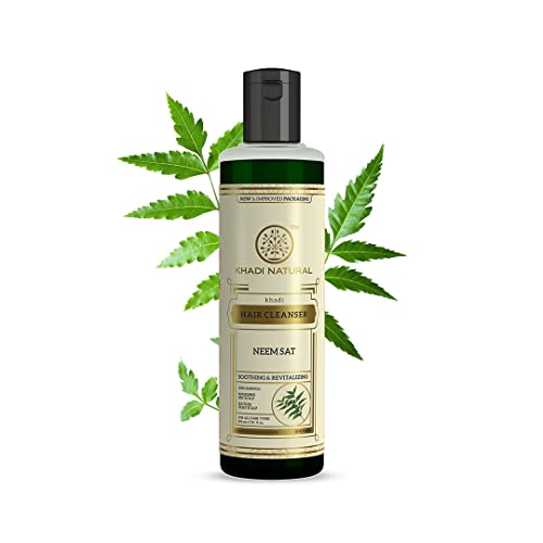 Khadi Natural Neem Sat Hair Cleanser (Shampoo), 210Ml