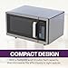 A-to-Z Supply Commercial Microwave with Digital Touch Pad Control, 1 Cubic Feet Interior, Stainless Steel, 1000 Watts, UL and NSF Approved