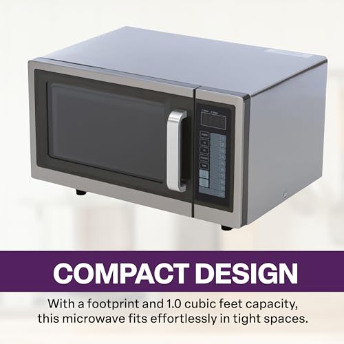 Commercialmicrowavewithdigitaltouchpadcontrol1cubicfeetinteriorstainlesssteel1000wattsulandnsfapproved Urban Country Home Decor Commercial microwave with digital touch pad control 1 cubic feet interior stainless steel 1000 watts ul and nsf approved urban country home decor