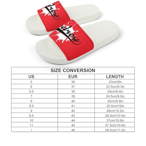 Custom Sports Slides Personalized Slippers - Baseball Sandals Quick Drying Softball Slippers Indoor Outdoor,Gifts for Men Youth Boy (White,Style 6)2