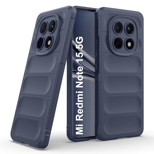 Image of Zapcase Back Case Cover for Redmi Note 15 5G | Compatible for Redmi Note 15 5G Back Cover | Liquid Silicon Magic Case with Camera Protection | Sapphire