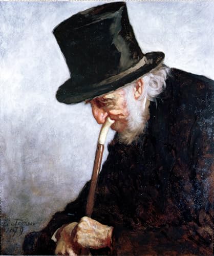 Affiche Eastman Johnson d'un capitaine de mer du Massachusetts 60x90cm