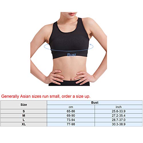 pedkit Sutiã esportivo feminino cruzado malha nas costas emenda sem fio removível almofada respiráve
