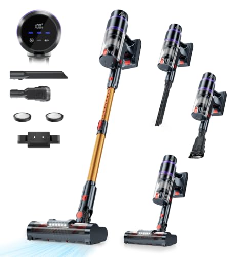 Cordless Vacuum Cleaner, Lightweight Stick Vacuum with 50Kpa Suction DROPS TO - image 1