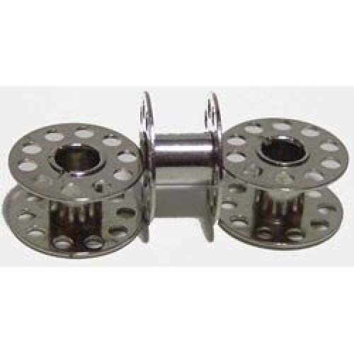 10 Pack of Singer Class 15 METAL Platinum Collection Bobbins 2518