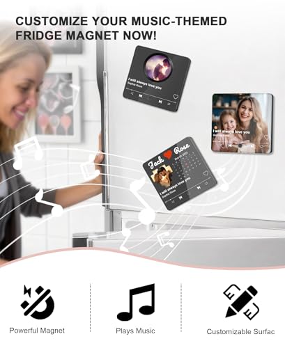 Imán musical personalizado para refrigerador miniatura 2