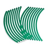 Lot de 16 autocollants réfléchissants pour roues de moto, 17