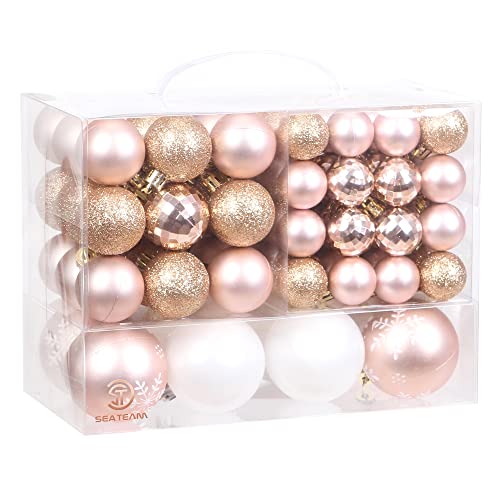 Sea Team 99 Stück sortierte Weihnachtskugel-Ornamente, bruchsicheres,...