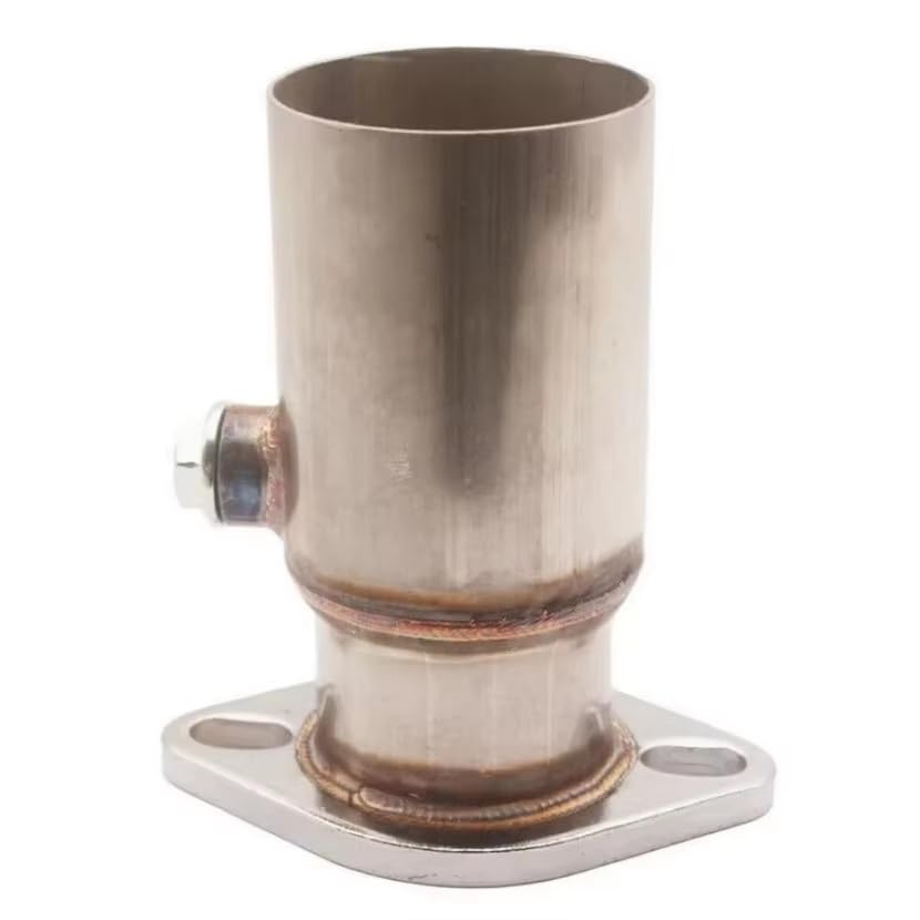 Tubo In Acciaio Inox Da 3" A Flangia Riduttrice Da 2,5" A 2 Bulloni Senza Tappo O2, Parti Di Scarico Per Downpipe, 1 Pezzo Tubo Di Scarico Auto