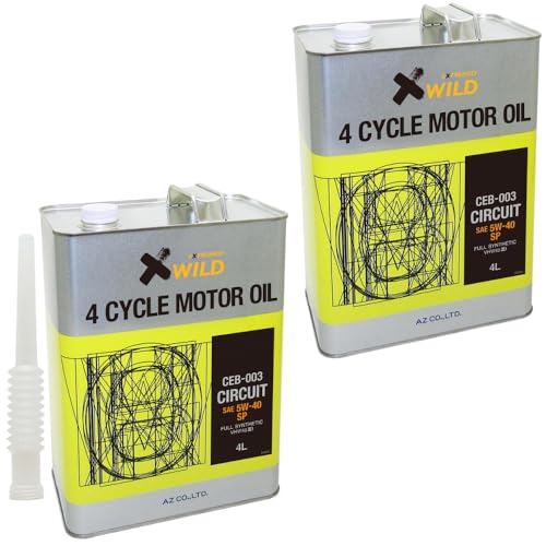 Amazon | AZ (エーゼット) CEB-003 4輪用 エンジンオイル 8L 5W-40 SP