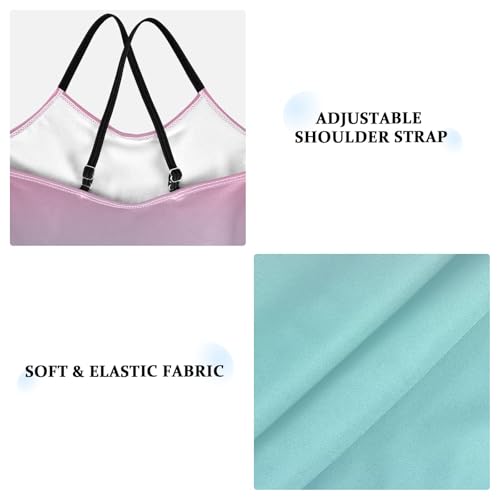 Blue Red Gradient Swimsuit for Girls Bathing Suit One Piece Swimsuits Summer Beach Swimwear3