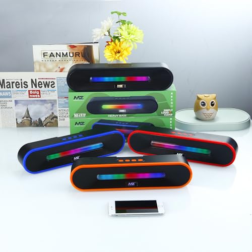 Image of MZ M14VP (Portable Home TV SOUNDBAR) Dynamic Thunder Sound 1800mAh Battery 10 W Bluetooth Soundbar (Multicolor, Stereo Channel)