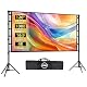 3D-Leinwand LEORFI Beamer Leinwand 120 Zoll für Outdoor und Indoor
