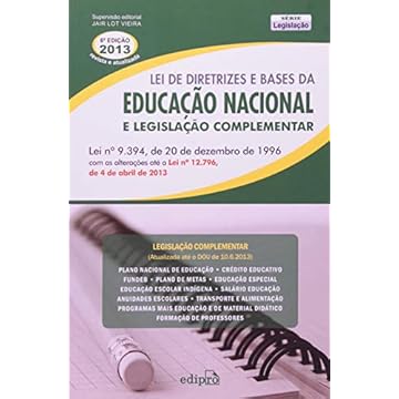 Capa do livro Lei de diretrizes e bases da educação Nacional até Lei 12.796 de 4 de Abril de 2013