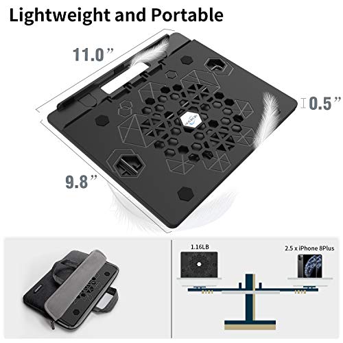AICHESON-Portable-Laptop-Stand-Adjustable-Height-116-LB-Ergonomic-Ventilated-Computer-Stands-Compatible-with-Apple-MacBook-X5-Black