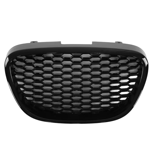 Image of Front Hood Bumper Grille Compatible With Seat For Leon 2005-2009 For Altea For Toledo 2004-2009 1133007 Glossy Black Front Grille Bumper Mesh Grill
