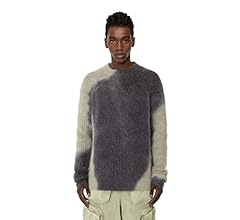 DIESELニット　デザインブルゾンXL 大きいサイズ】ジャカードニットブルゾン(ニット・セーター