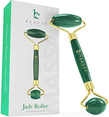 Jade Roller for Face - Skin Care Tools Used With Beauty Products, Jade Face Roller for Face, Small Eye Roller for Puffy Eyes, Face Massager for Women Face Care, Facial Roller Self Care Gifts for Women