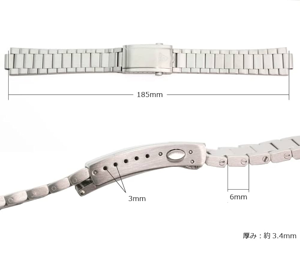 オメガ Forstner フォースナー　コンテンポラリー フラットリンク　サテン 時計ベルト バンド オメガ Forstner Comtemporary Flatlink