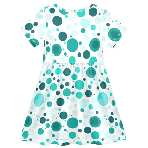 Emelivor Girls Dresses Toddler Short Sleeve Summer Outfits 2T2