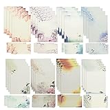 📩Set von Umschlägen und Kopfpapier: Sie erhalten insgesamt 8 verschiedene Themen mit Vintage -Inspiration mit jeweils 4 Kopfkarten und 2 Umschlägen. Die beiden Elemente werden zusammen verwendet, um Ihre Korrespondenz zu verbessern. Das Umschlägeformat beträgt 22,59*11,2 cm und die Anzahl und Größe der Umschläge reicht für Ihren täglichen Bedarf aus.