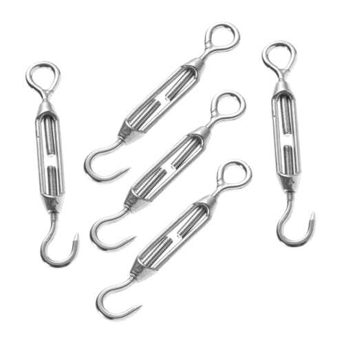 SOLUSTRE 5pcs Tensor de Acero Inoxidable para Cuerda de Tensión, Tensores para Cable miniatura 1