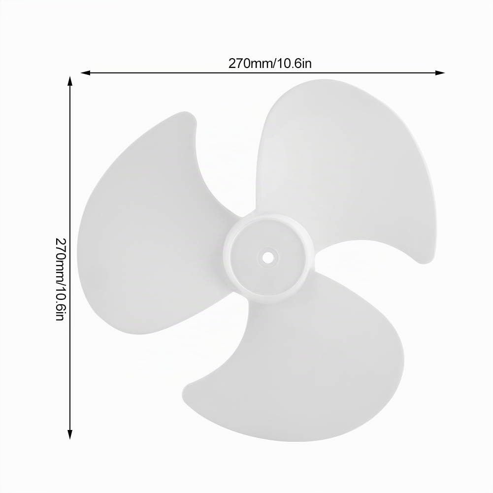 2Pcs Fan Blades Sostituzione Dell'elica del Ventilatore Elettrico 3 Foglie Pala del Ventilatore Universale per Ventole Accessori per Pale Fan Leaves Kit