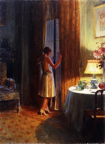 Tableaux sur toile Delphin Enjolras l'Arrivée Tardive art moderne de chambre 60x90cm