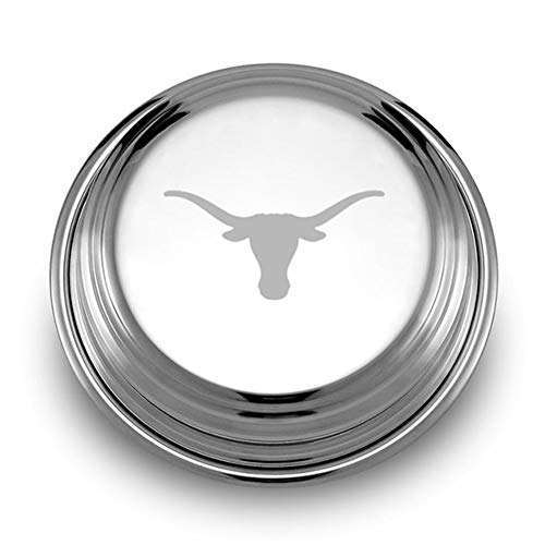 M. LA HART University of Texas Pewter Paperweight