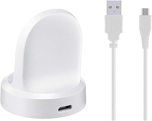 Emilydeals Compatible con Gear S3 Charger, Gear S3 Smart Watch Base de carga para Samsung Gear S3 ClassicFrontier Smart Watch (blanco) Emilydeals Compatible con Gear S3 Charger, Gear S3 Smart Watch Base de carga para Samsung Gear S3 ClassicFrontier Smart Watch (blanco)