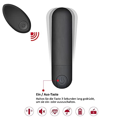 Minivibrator AUPLAY für Frauen, kabelloser Bullet Vibrator