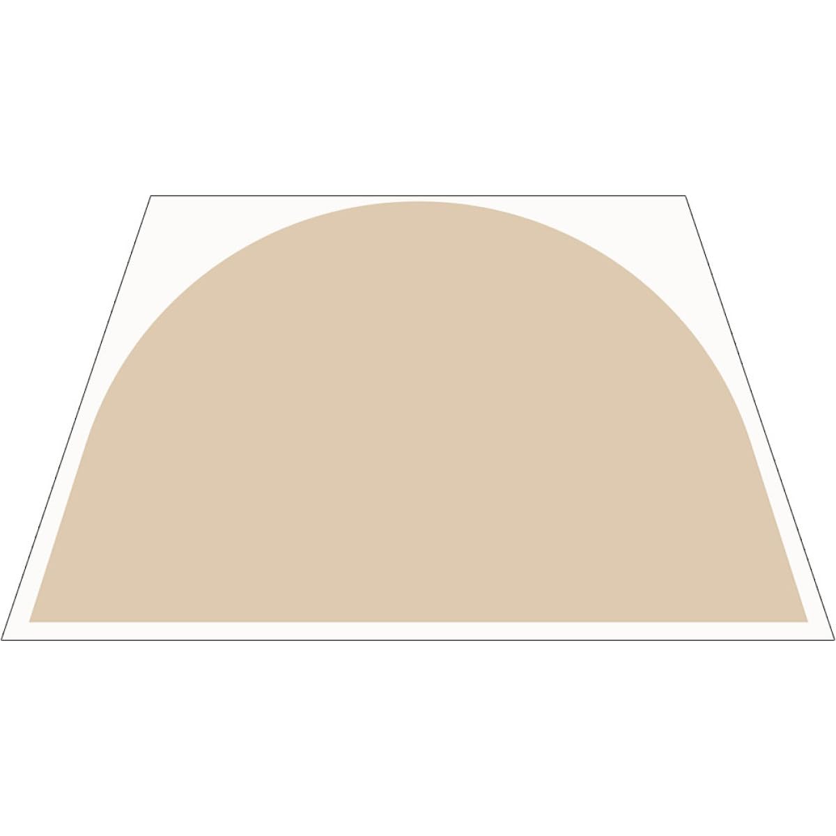 Toddmomy Calcomanía de Pared Geométrica Beige de Pvc Extraíble