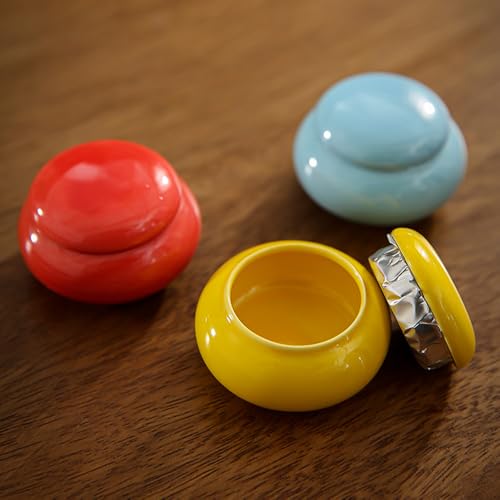 Recipiente de Cerámica para Uñas 2 Piezas con Tapa miniatura 7