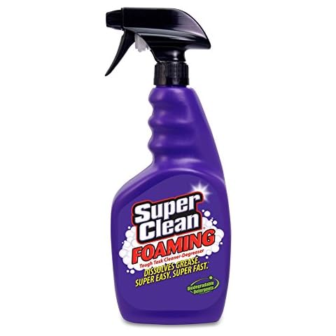 Super Clean Foaming Multi-Surface All Purpose Cleaner Degreaser Spray, Biodegradable, Full Concentrate, 32 ounce Cover