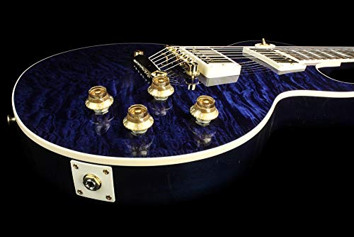 Gibson LPR9 Les Paul Quilt Trans Blue SO Guitare électrique Custom Shop