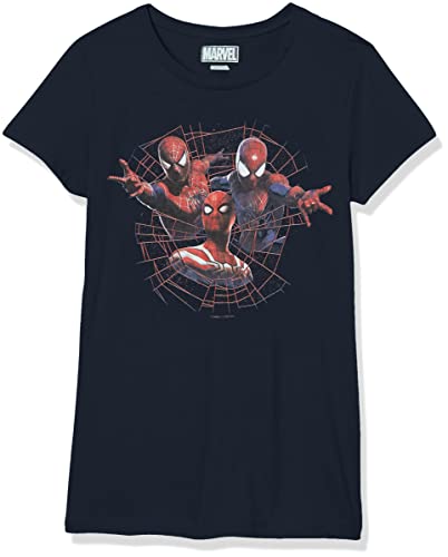 Marvel Girl's Spidey Team Badge T-Shirt