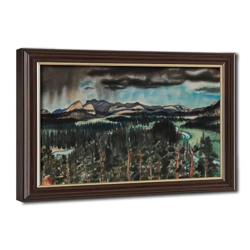 Impression sur toile Before Thunderstorm Obata décoration murale suspendre