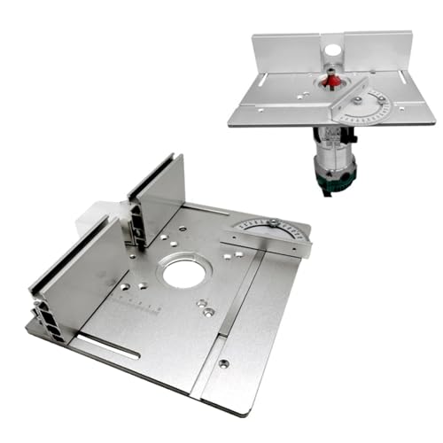 Aluminium Router Table Insert Plate, Multifunctional Woodworking Flip Plate for Trimming Engraving - Image 3