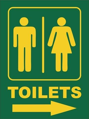 999Store office supplies sunboard Male/Female Toilets in Right Hotel and Hospital Sign Board sticker signage (15x20 Cm) (B07G2H87XZ) Amazon Price History, Amazon Price Tracker