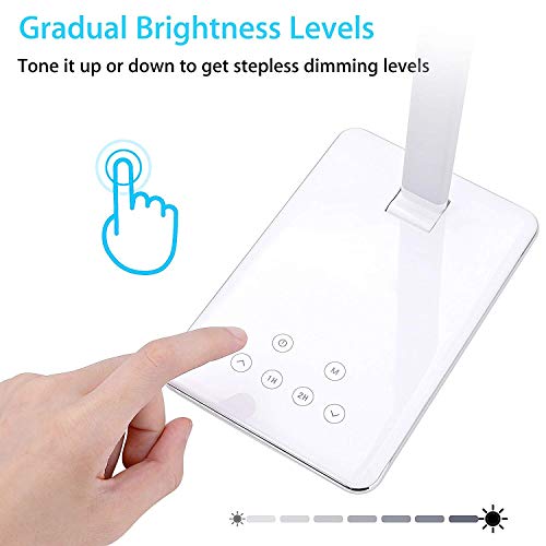 LOFTer Lampada da Tavolo a 48 LED Regolabile e
