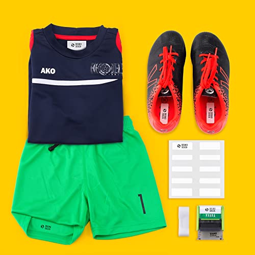 Kit de carimbo Trodat Stamp Stick autotintado, automático,tam. 34x14mm, Tinta Preta permanente - Par