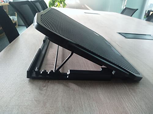 Base refrigeradora para laptop ultra delgada con 6 ventiladores silenciosos para laptops de 14 y 15,6 pulgadas miniatura 7