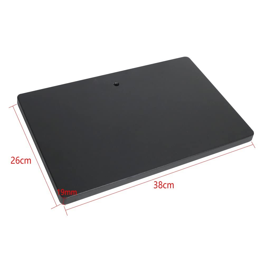 Microscope for Trinocular Microscope Stereo Binocular Microscopio Table Working Stand Holder Worktable Base Plate Pedestal Workbench Pad(Black)